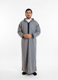 Moroccan Winter Djellaba - Gray